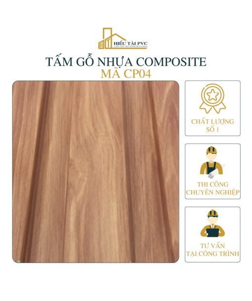 Tam go nhua composite ngoai troi